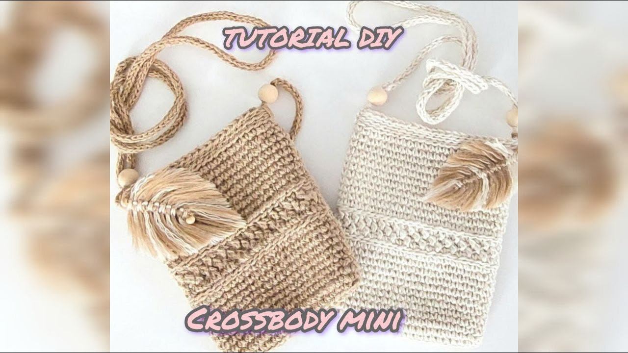 Summer jute bag Mobile phone purse