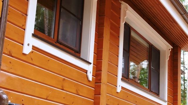 Дом из клееного бруса Holz House по проекту "Сосновый берег"
