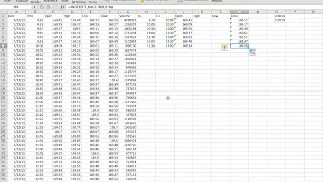 How to Change Time Intervals in Excel