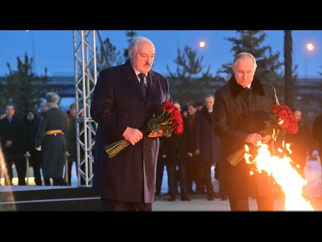 Президент Беларуси - на открытии Мемориального комплекса в Ленинградской области