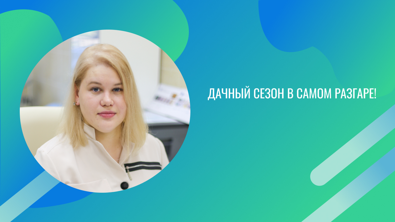 Дачный сезон в самом разгаре!