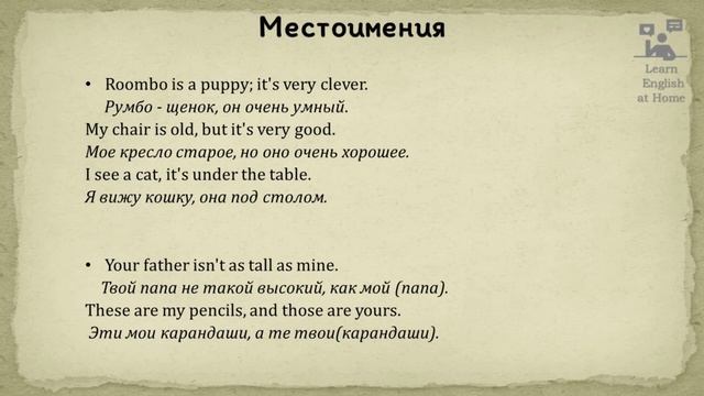 Английский язык с нуля Английский язык для Детей Грамматика Lesson 1 - 39