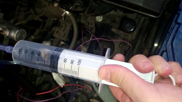 Проверка адсорбера автомобиля Mitsubishi Lancer 9.