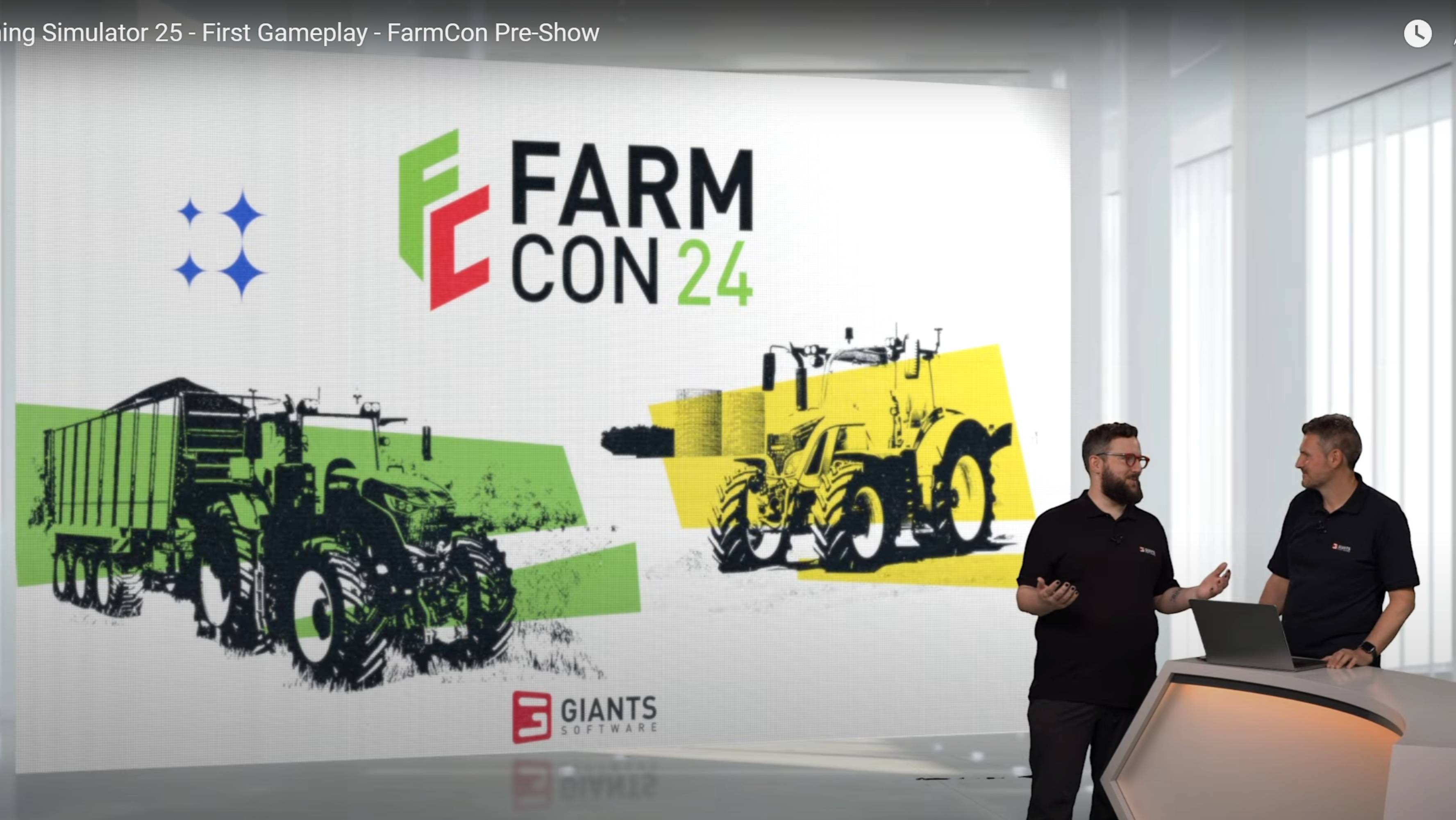 Farming Simulator 25 - Первый игровой процесс - Предварительная презентация Farm Con на русском
