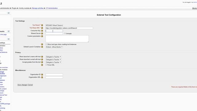 Integrate with Moodle v2 2
