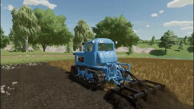 Farming Simulator 22 PC Mods in Action  Rostselmash DT 75 Tracked Tractor