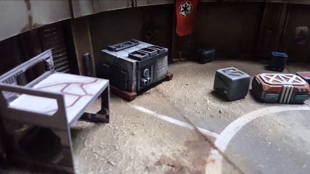STAR WARS LEGION Lothal spaceport epic tabletopwargaming table