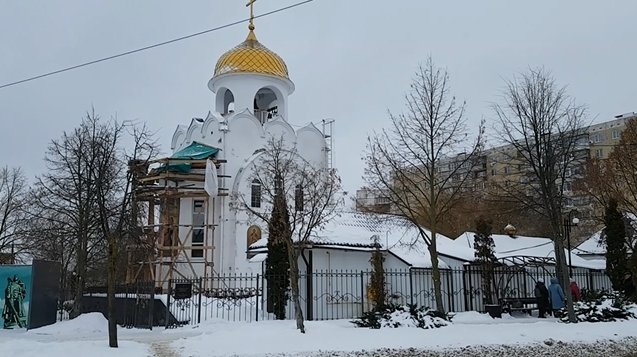 231210 Улица Комсомольская храм церковь Александра Невского памятник Маркелов 909 квартал город Орёл
