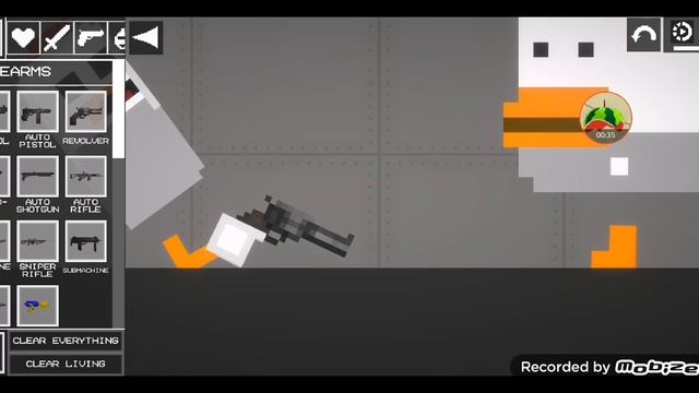 i mad a new mini chicken gun in melon playground
