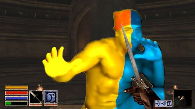 Fighting Vivec at level 1 be like