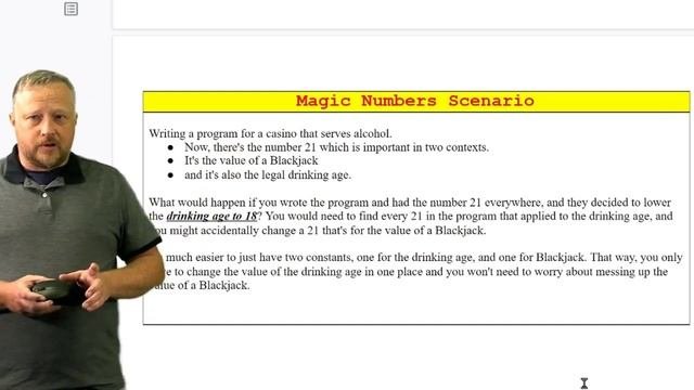 Avoiding Magic Numbers