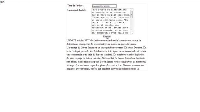 site web en programmation orientée objet php episode 5
