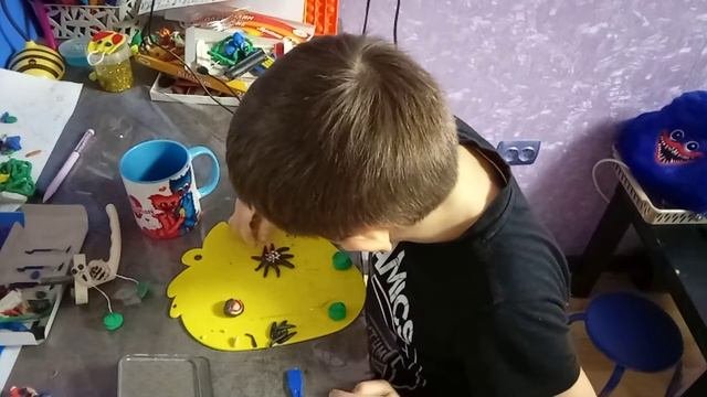 первая часть лепки 
