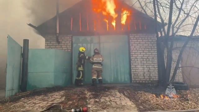 Пожар в Благовещенске