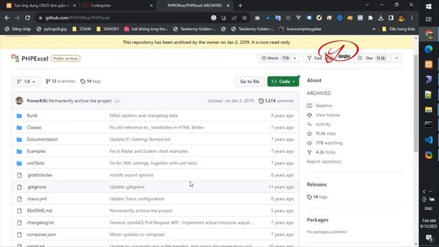 Export excel sử dụng template có sẵn - add thư viện PHPExcel vào codeginter3 | dandev