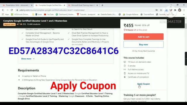 Udemy Free Certificate Courses Google classroom tutorial Microsoft Excel Online Classes #DeepShukla