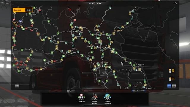 Italia DLC (Euro Truck Simulator 2) - First Look