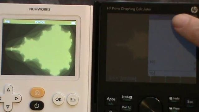 Graphic performance test 13 : NumWorks Python vs HP Prime Python-like