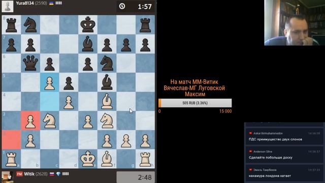 [RU] Витик Вячеслав и Алексей Ковальчук катают на Lichess.org и chess.com