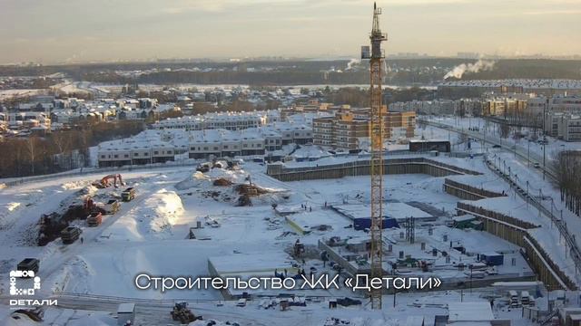 Почти год стройки – за 1 минуту! Таймлапс съёмка строительства ЖК "Детали"