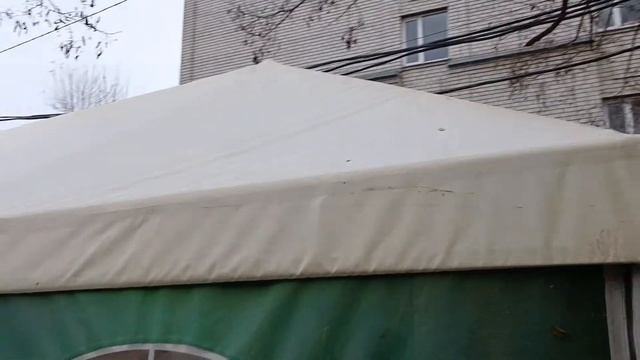 Изготовление нового тента для павильона 5*10, на существующий каркас