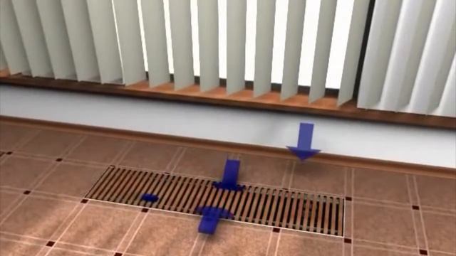 Принцип работы внутрипольного конвектора POLVAX