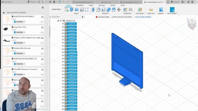Convertir .IGS vers .STL avec Fusion 360 (surface en solide)