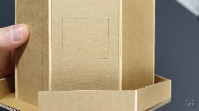 Как сделать простой дом из картона?