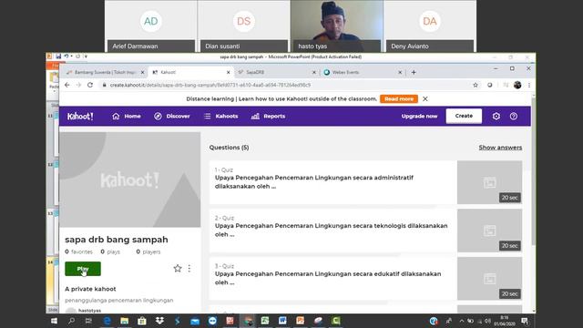 Biologi SMA - Bank Sampah oleh Hasto Tyas suryono