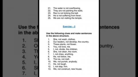 Master Present Continuous - Negative (Step 2) | @grammarly @nrkacademy #grammar