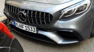 2019 Mercedes AMG S63 BRABUS EXHAUST coupé c217 in PAris France
