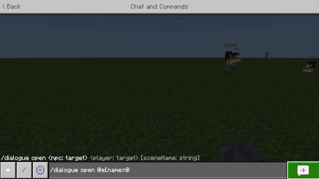 @initiator with /dialogue Command | Minecraft Bedrock | 1.17 | Create a Server GUI | Target Selecto