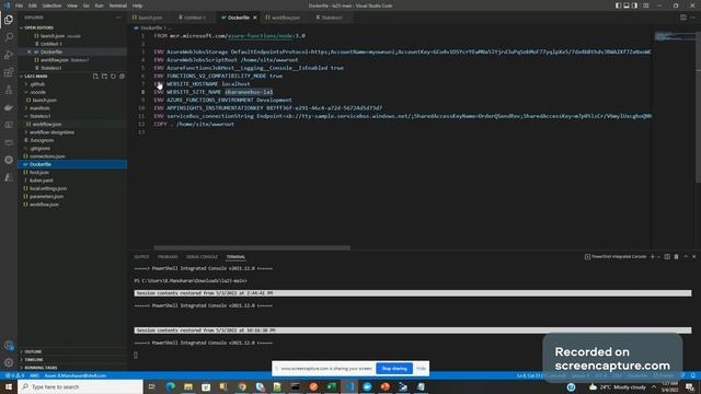 Azure Container instances deployment using dockerhub