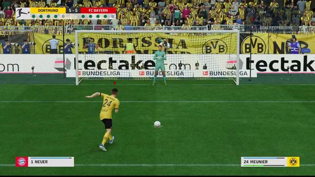 Bundesliga | BORUSSIA DORTMUND vs BAYERN MUNCHEN | [Penalty shootout] FIFA 23