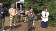 День памяти погибшим воинам в горячих точках. Открытие обелиска в селе Улу-Теляк 2019 год