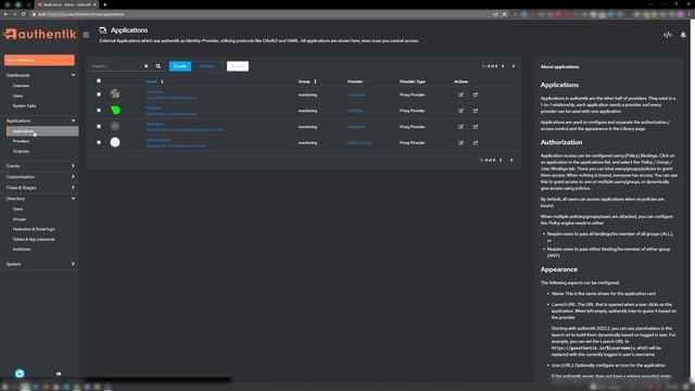 Authentik - Users' Apps Restriction