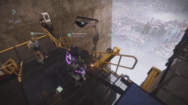 Attempting To Get Into The Hole On The Tower