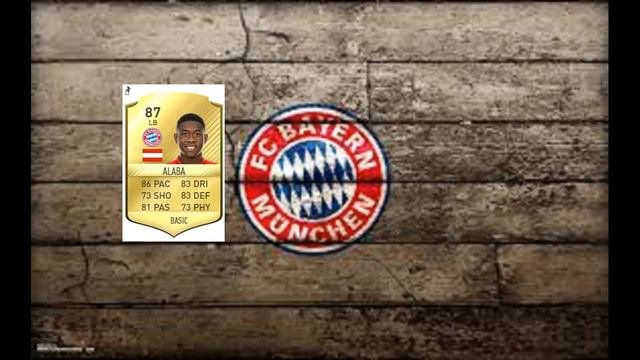 Fifa 18 | Bayern München Ratings | FT. Robben, Lewandowski, Neuer...