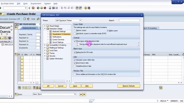 How to make Keys Visible and Sort in a SAP Drop Down Menu - SAP Basic Video