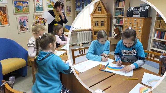 Дорогою познания - Фотозарисовки воскресного занятия в Детской библиотеке