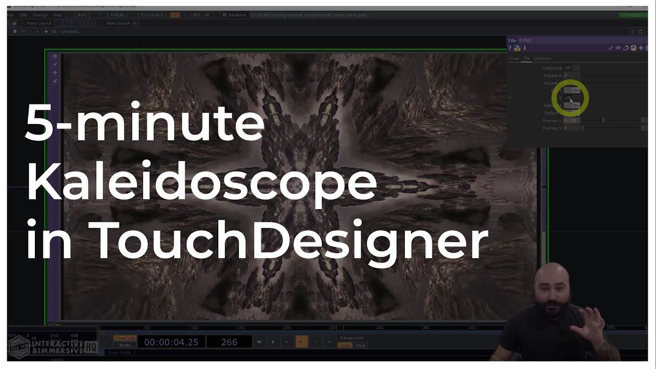 5-minute Kaleidoscope in TouchDesigner - Tutorial