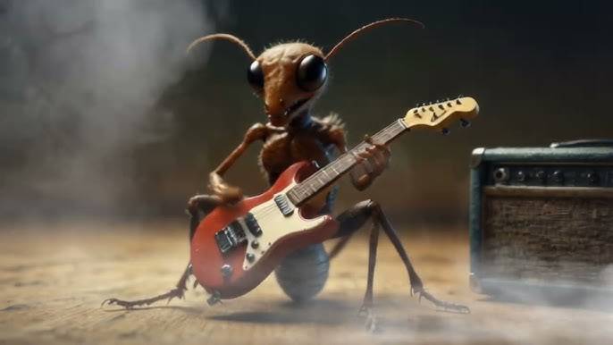 Ants Rock an Original Bug Muzak Track "Cleaning Crew" - Watch Them in Action!