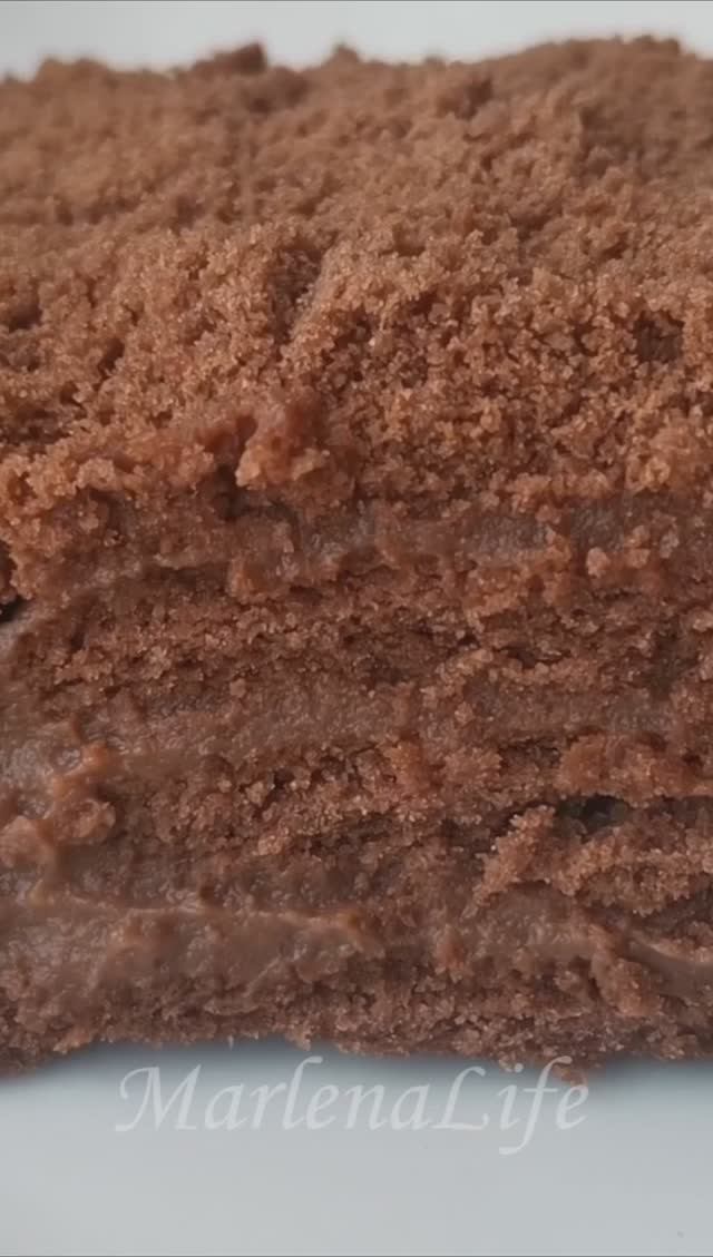 Потрясающе Вкусный Шоколадный Торт Без Выпечки из Печенья