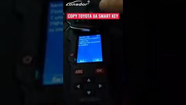 Lonsdor KH100+ copy on 0440B toyota smart key to directly start car!