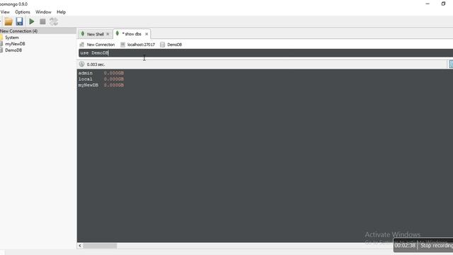 CREATE Database MongoDB Using Robomongo  Tool!