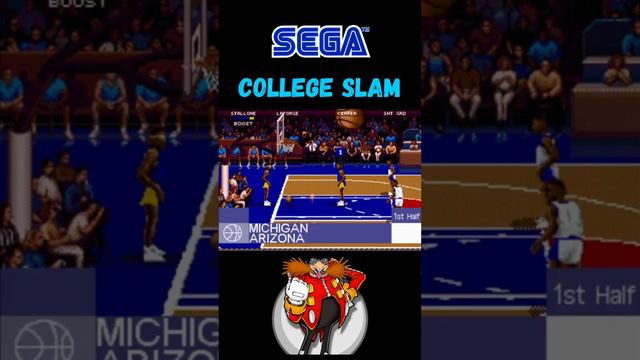 College Slam | Sega Mega Drive (Genesis). #Shorts