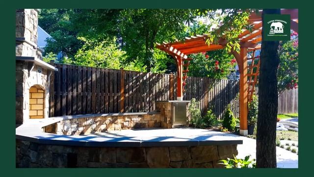Ferraro Project | Arlington VA - Pergola, Patio, Fireplace, Landscape, Outdoor Lighting