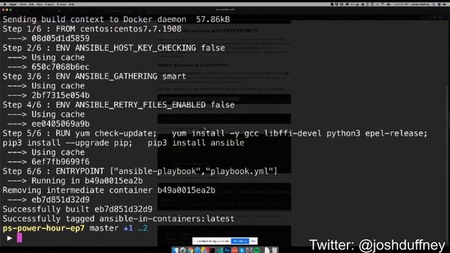 PSPowerHour Episode 7 - Ansible and containers