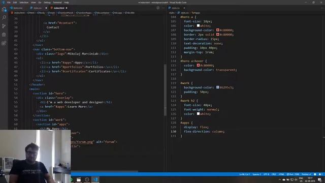 HTML, CSS and Figma! Design and code your own portfolio website!