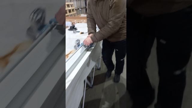 Рез крупноформатной плиты 1200*3000мм ( слэб)